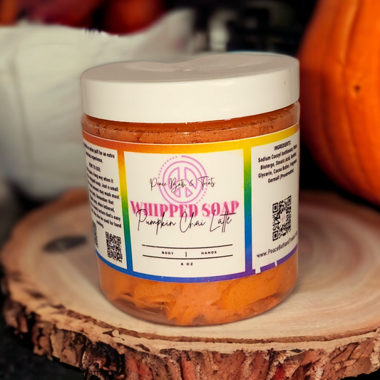 Pumpkin Chai Latte Whipped Soap